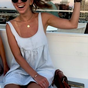 Denim Babydoll Dress